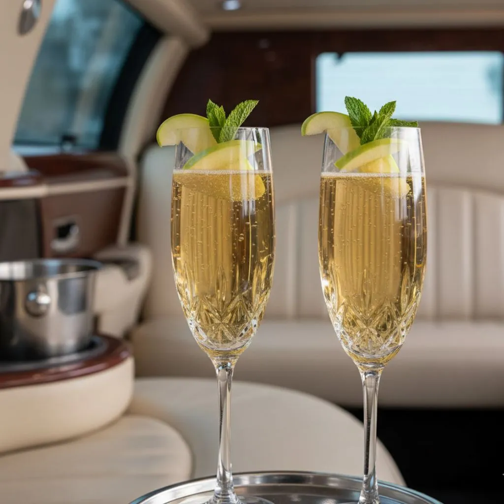 Non-Alcoholic Sparkling Drinks in Hamilton Prom Limo